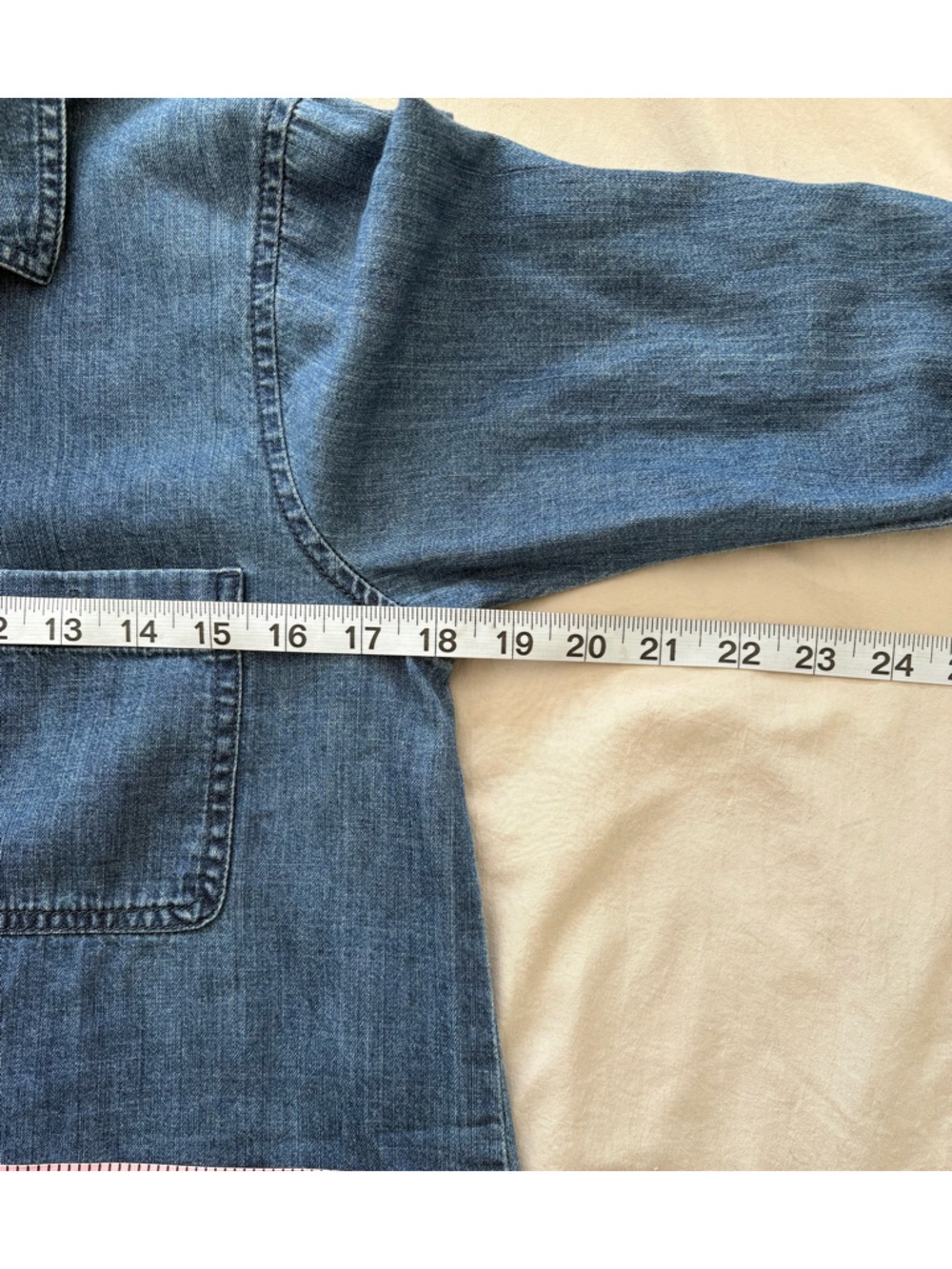 Madewell Denim Popover Shirtdress Size Small - Picture 8 of 11